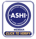 A member of the american society of home inspectors